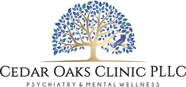 Cedar Oaks Clinic logo for mental counseling, mental health, and psychiatric therapy in Wake Forest, NC